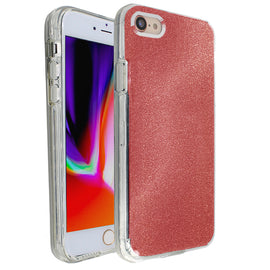 Red Sparkle Ibrido Case for iPhone 7/8