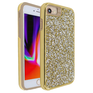 Gold Ibrido Diamond Case for iPhone 7/8