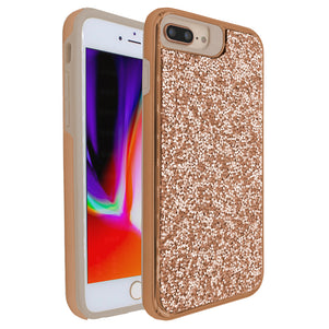 Rose Gold Ibrido Diamond Case for iPhone 7/8 Plus