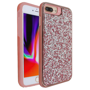 Rose Red Ibrido Diamond Case for iPhone 7/8 Plus