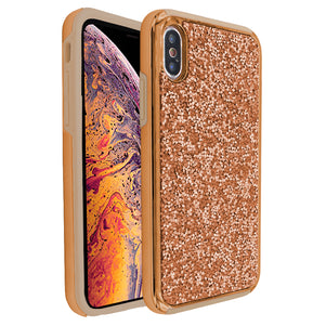 Rose Gold Ibrido Diamond Case for iPhone X/XS