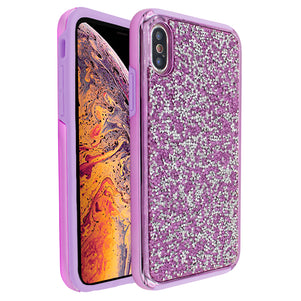 Purple Ibrido Diamond Case for iPhone X/XS