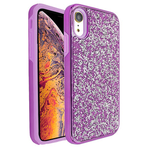 Purple Ibrido Diamond Case for iPhone XR