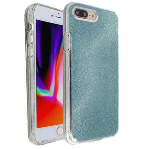 Blue Sparkle Ibrido Case for iPhone 7/8 Plus