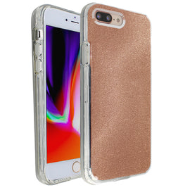 Rose Gold Sparkle Ibrido Case for iPhone 7/8 Plus