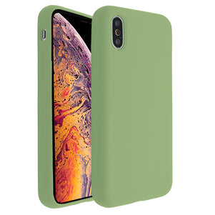 Light Green Silicona Case for iPhone XS Max