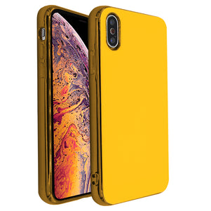 Yellow Pieno TPU Case for iPhone XS Max