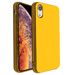 Yellow Pieno TPU Case for iPhone XR