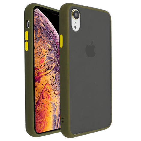 Green Glassato Case for iPhone XR