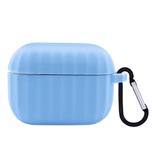 Light Blue Line Silicone AirPod Pro Case