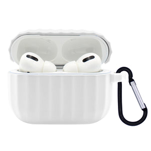 White Line Silicone AirPod Pro Case