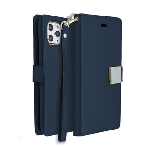 Navy Blue Portafoglio Lux Case for iPhone 11 Pro Max