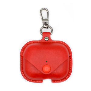 Red Leather Clip AirPod Pro Case