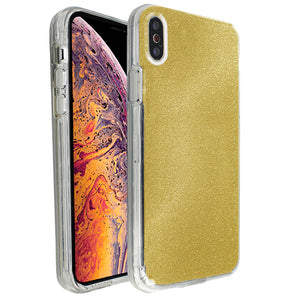 Yellow Sparkle Ibrido Case for iPhone X/XS