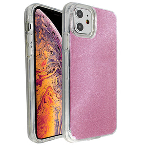 Rose Pink Sparkle Ibrido Case for iPhone 11