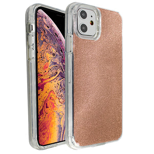 Rose Gold Sparkle Ibrido Case for iPhone 11