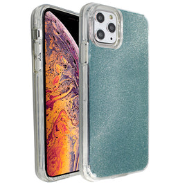 Blue Sparkle Ibrido Case for iPhone 11 Pro