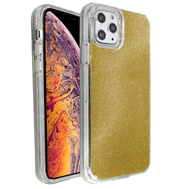 Yellow Sparkle Ibrido Case for iPhone 11 Pro