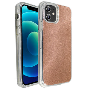 Rose Gold Sparkle Ibrido Case for iPhone 12 Mini