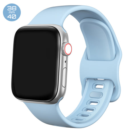 Light Blue Liquid Silicone iWatch Band 38/40mm