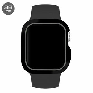 Black/Grey iWatch Silicone Case 38mm