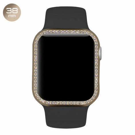 Gold Diamond Aluminum iWatch Case 38mm