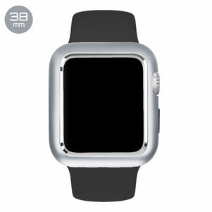 Silver Aluminum Magnetic iWatch Case 38mm