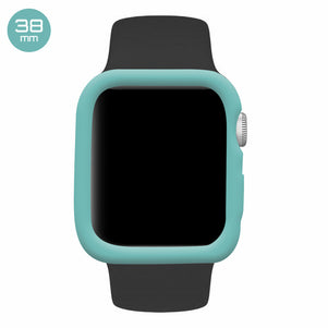 Turquoise iWatch Silicone Case 38mm