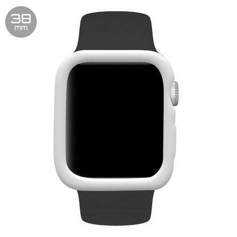 White iWatch Silicone Case 38mm