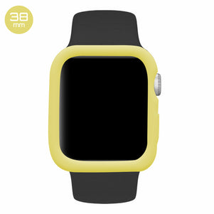 Yellow iWatch Silicone Case 38mm