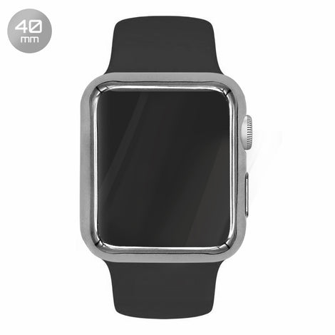 Silver TPU iWatch Case 40mm