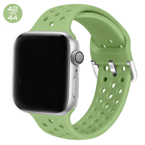 Mint Breathable Silicone iWatch Band 42/44mm