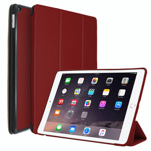 Dark Red Intelegente PC Case for iPad 10.2 7/ 8/9 Gen