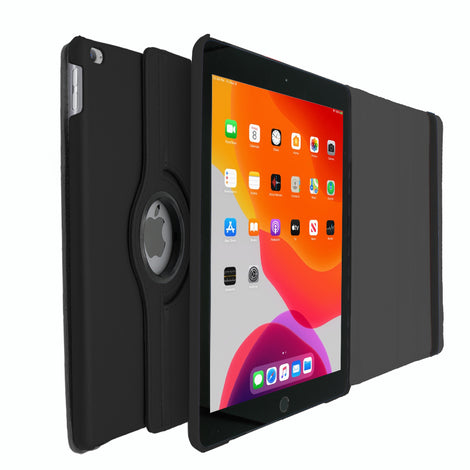 Black Portafolio 360 Case for iPad 10.2 7/ 8/9 Gen