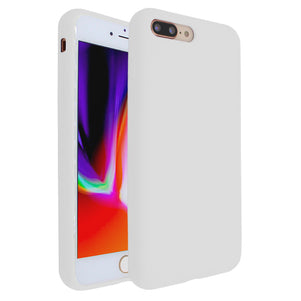 White Silicona Case for iPhone 7/8 Plus