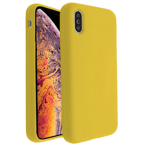 Yellow Silicona Case for iPhone XS Max