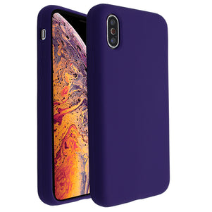 Purple Silicona Case for iPhone XS Max