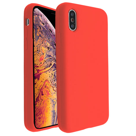 Hot Red Silicona Case for iPhone XS Max