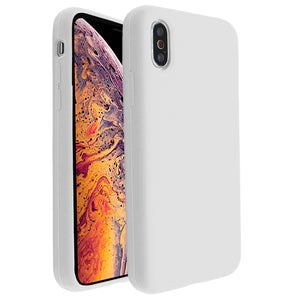 White Silicona Case for iPhone X/XS