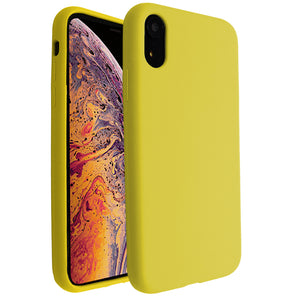 Yellow Silicona Case for iPhone XR