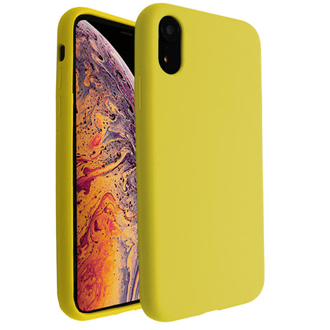 Yellow Silicona Case for iPhone XR