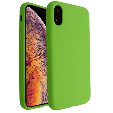 Green Silicona Case for iPhone XR