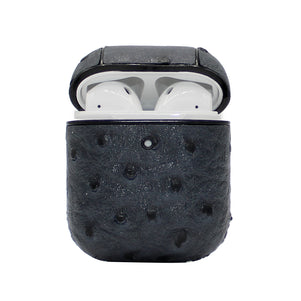 Black Ostrich AirPod Case