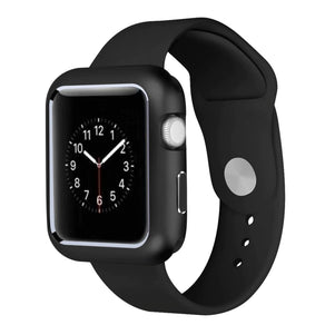 Black Aluminum Magnetic iWatch Case 44mm