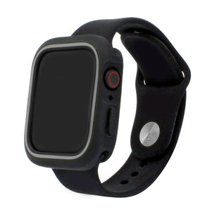 Black/Grey iWatch Silicone Case 38mm