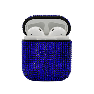 Blue Rhinestone AirPod Case