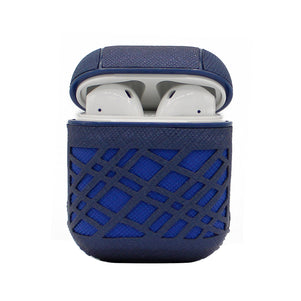 Blue Weave AirPod Case