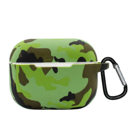 Dark Green Camo Silicone AirPod Pro Case