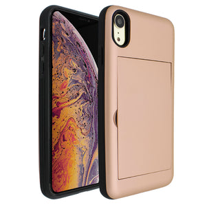 Gold Carta Case for iPhone XR