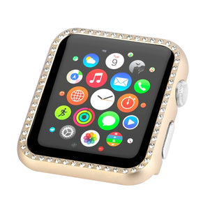 Gold Diamond Aluminum iWatch Case 38mm